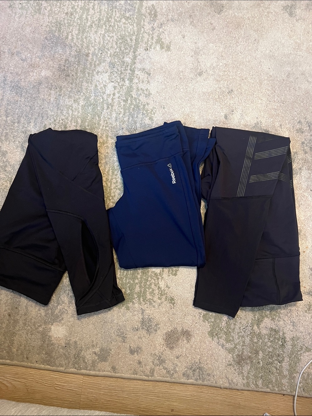 Reebok Black and Navy Performance Leggings , Victoria sport - Trio
